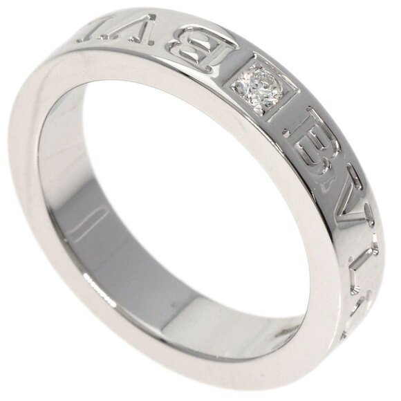 BVLGARI 18k White Gold Diamond Ring - Picture 1 of 11